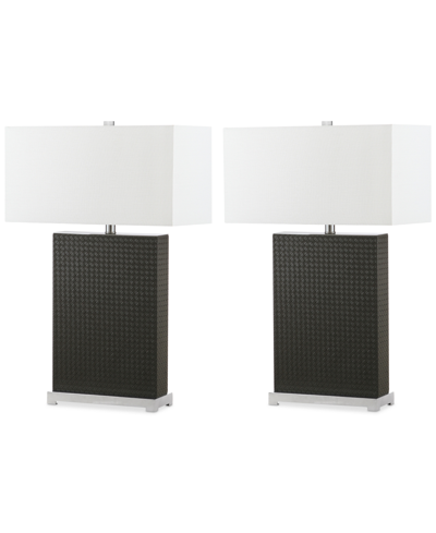 Safavieh Set Of 2 Joyce Table Lamps In Dark Grey