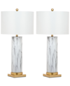 Safavieh Sonia Set Of 2 Table Lamps In White