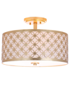 Safavieh Hutch Flush Mount In Gold