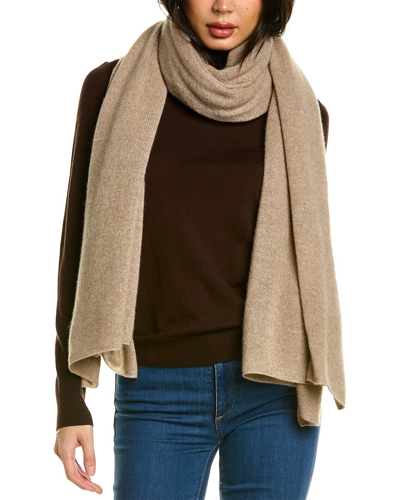 La Fiorentina Cashmere Travel Wrap In Tan