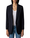 Zadig & Voltaire Viva Love Strass Wool Blazer