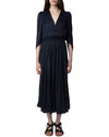 Zadig & Voltaire Ryoko Satin Midi Dress