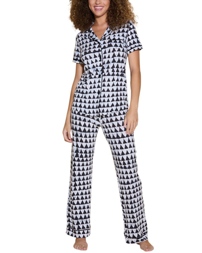 Cosabella 2pc Bella Top & Pant Pajama Set In Multi