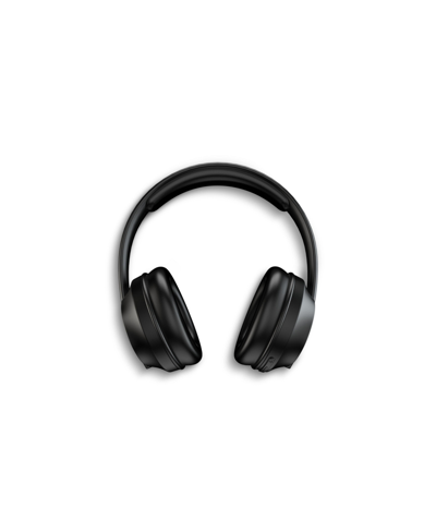 Brookstone Sleek Wireless Noise Isolating Headphones In Black