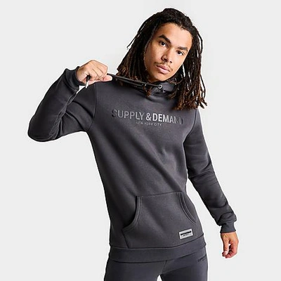 Supply And Demand Men's Tristan Pullover Hoodie In Asphalt Grey