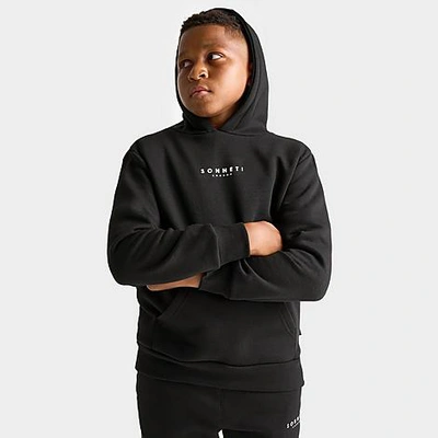 Sonneti Kids' London Pullover Hoodie In Black