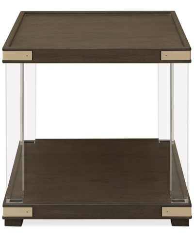 Drew & Jonathan Home Boulevard Acrylic End Table In Brown