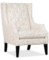 FURNITURE LANDOW FABRIC WING CHAIR, CREATED FOR MACY'S