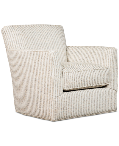 Furniture Jalia Fabric Swivel Chair, Created For Macy's In Sisal
