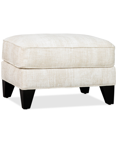 Furniture Kambrie Fabric Chair Ottoman, Created For Macy's In White Hot