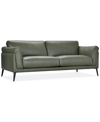 FURNITURE KEERY 94" LEATHER SOFA, CREATED FOR MACY'S