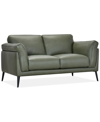 FURNITURE KEERY 70" LEATHER LOVESEAT, CREATED FOR MACY'S