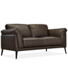 FURNITURE KEERY 70" LEATHER LOVESEAT, CREATED FOR MACY'S