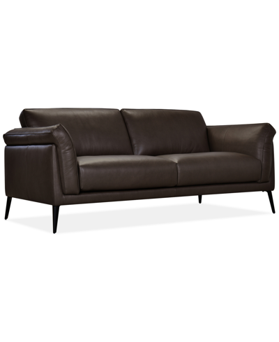 Furniture Keery 94" Leather Sofa, Created For Macy's In Stout