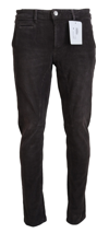 Acht Brown Cotton Straight Fit  Casual Pants In Brown