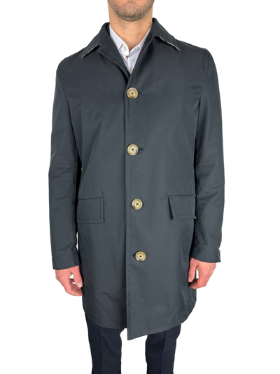 Aquascutum Blue Cotton Jacket