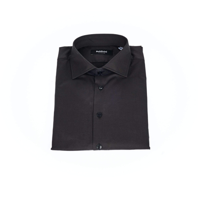 Baldinini Trend Black Cotton Shirt In Gray