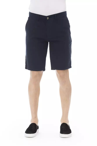 BALDININI TREND BLUE COTTON SHORT