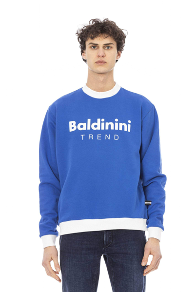 Baldinini Trend Blue Cotton Sweater