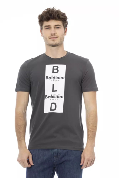 Baldinini Trend Gray Cotton T-shirt