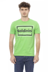 BALDININI TREND GREEN COTTON T-SHIRT