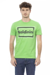 Baldinini Trend Green Cotton T-shirt In Green