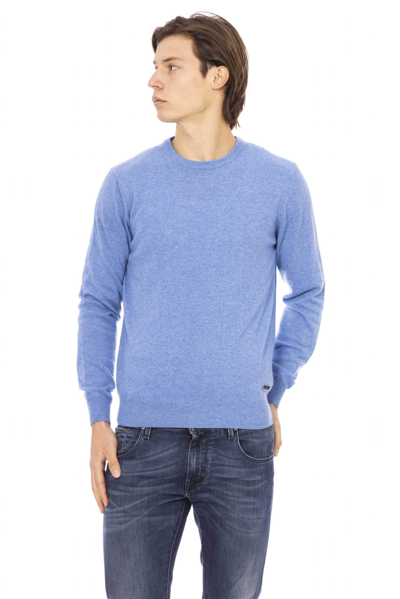 Baldinini Trend Light-blue Wool Jumper In Light Blue