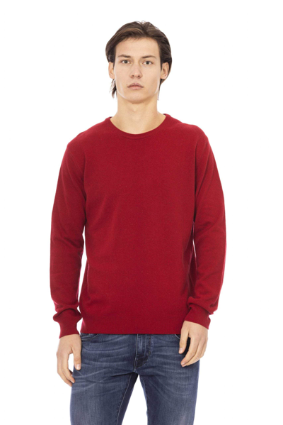 Baldinini Trend Red Wool Jumper