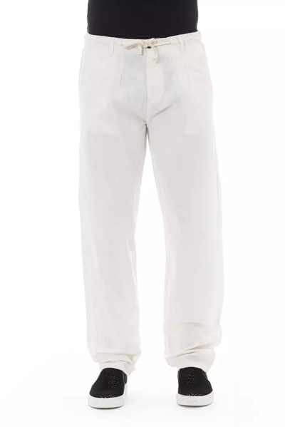 Baldinini Trend Cotton Jeans & Men's Pant In White