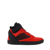BALENCIAGA HIGH TOP BLACK RED SUEDE LEATHER SNEAKERS