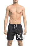 BIKKEMBERGS BLACK POLYESTER SWIMWEAR