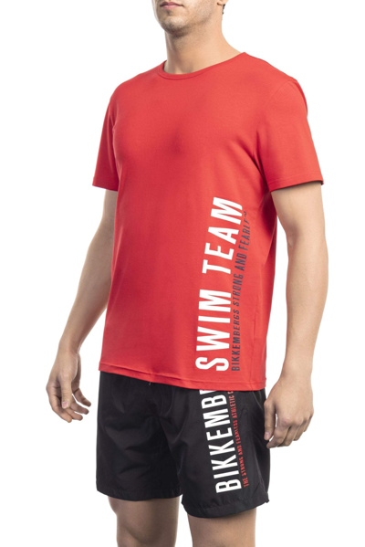 Bikkembergs Red Cotton T-shirt