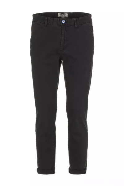 Fred Mello Black Cotton Jeans & Pant