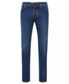 JACOB COHEN BLUE COTTON JEANS & PANT