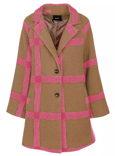 Imperfect Wool Jackets & Women's Coat In Brown