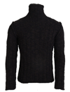 DOLCE & GABBANA BROWN WOOL KNIT TURTLENECK PULLOVER SWEATER