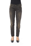 Byblos Cotton Jeans & Women's Pant In Black