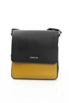 Cerruti 1881 Yellow Leather Messenger Bag In Yellow