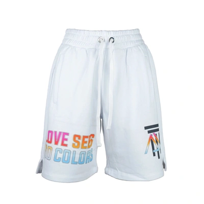 DIEGO VENTURINO WHITE COTTON SHORT
