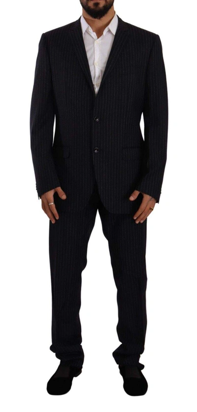 Domenico Tagliente Doico Tagliente Grey Polyester Single Breasted Formal Suit