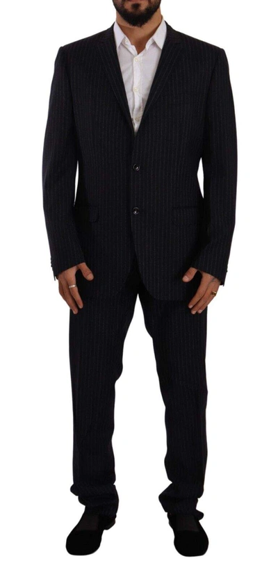 Domenico Tagliente Doico Tagliente Gray Polyester Single Breasted Formal Suit