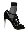 DOLCE & GABBANA TULLE ANKLE BOOTS SANDAL
