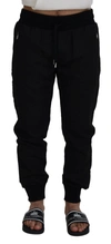 DOLCE & GABBANA BLACK  CASUAL JOGGER PANTS