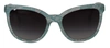 DOLCE & GABBANA BLUE LACE CRYSTAL ACETATE BUTTERFLY DG419C SUNGLASSES