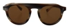 Dolce & Gabbana Brown Tortoise Oval Full Rim Eyewear Dg4306 Sunglasses In Brown