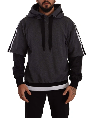 DOLCE & GABBANA GRAY BLACK  #DGMILLENNIALS SWEATER