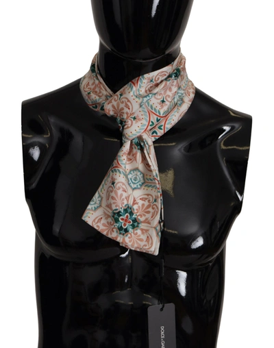 Dolce & Gabbana Multicolor Majolica Patterned Scarf Shawl Scarf