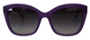 Dolce & Gabbana Purple Acetate Square Full Rim Dg4240 Sunglasses In Purple
