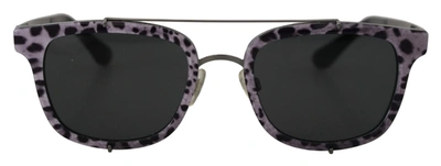 Dolce & Gabbana Purple Leopard Metal Frame  Shades Dg2175 Sunglasses