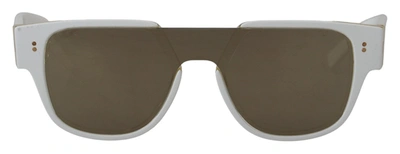Dolce & Gabbana White Acetate Full Rim Frame Shades Dg4356f Sunglasses